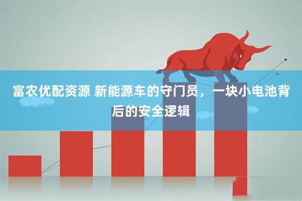 富农优配资源 新能源车的守门员，一块小电池背后的安全逻辑