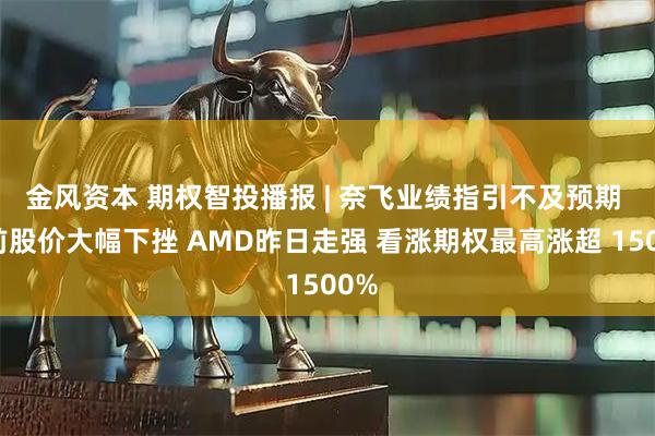 金风资本 期权智投播报 | 奈飞业绩指引不及预期 盘前股价大幅下挫 AMD昨日走强 看涨期权最高涨超 1500%