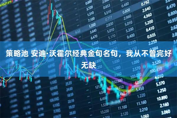 策略池 安迪·沃霍尔经典金句名句，我从不曾完好无缺