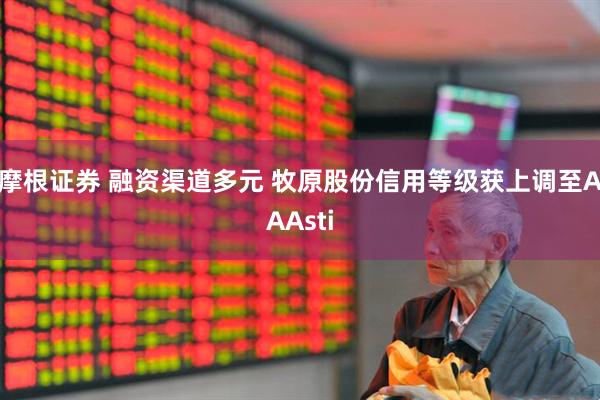 摩根证券 融资渠道多元 牧原股份信用等级获上调至AAAsti