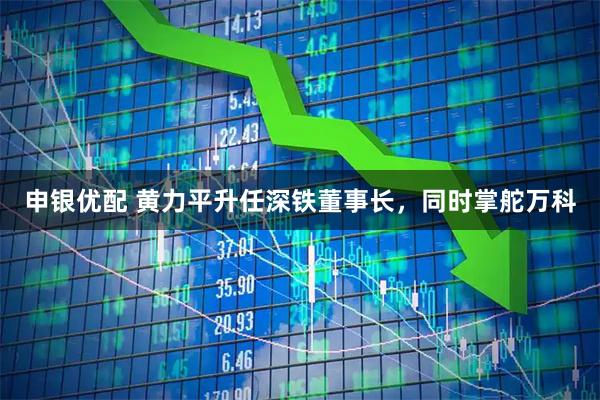 申银优配 黄力平升任深铁董事长，同时掌舵万科
